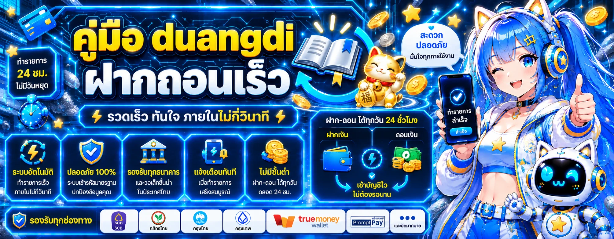 duangdi ฝากถอนเร็ว | คู่มือธนาคารและคริปโต
